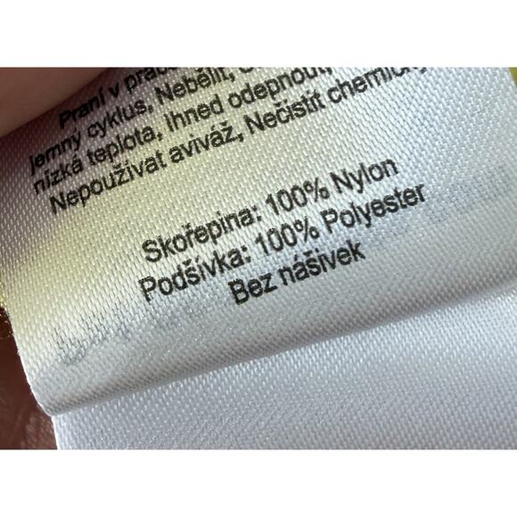 Columbia Womens Omni Heat Windbreaker Yellow Nylon Jacket Outdoors Hiking Large - Picture 6 of 7